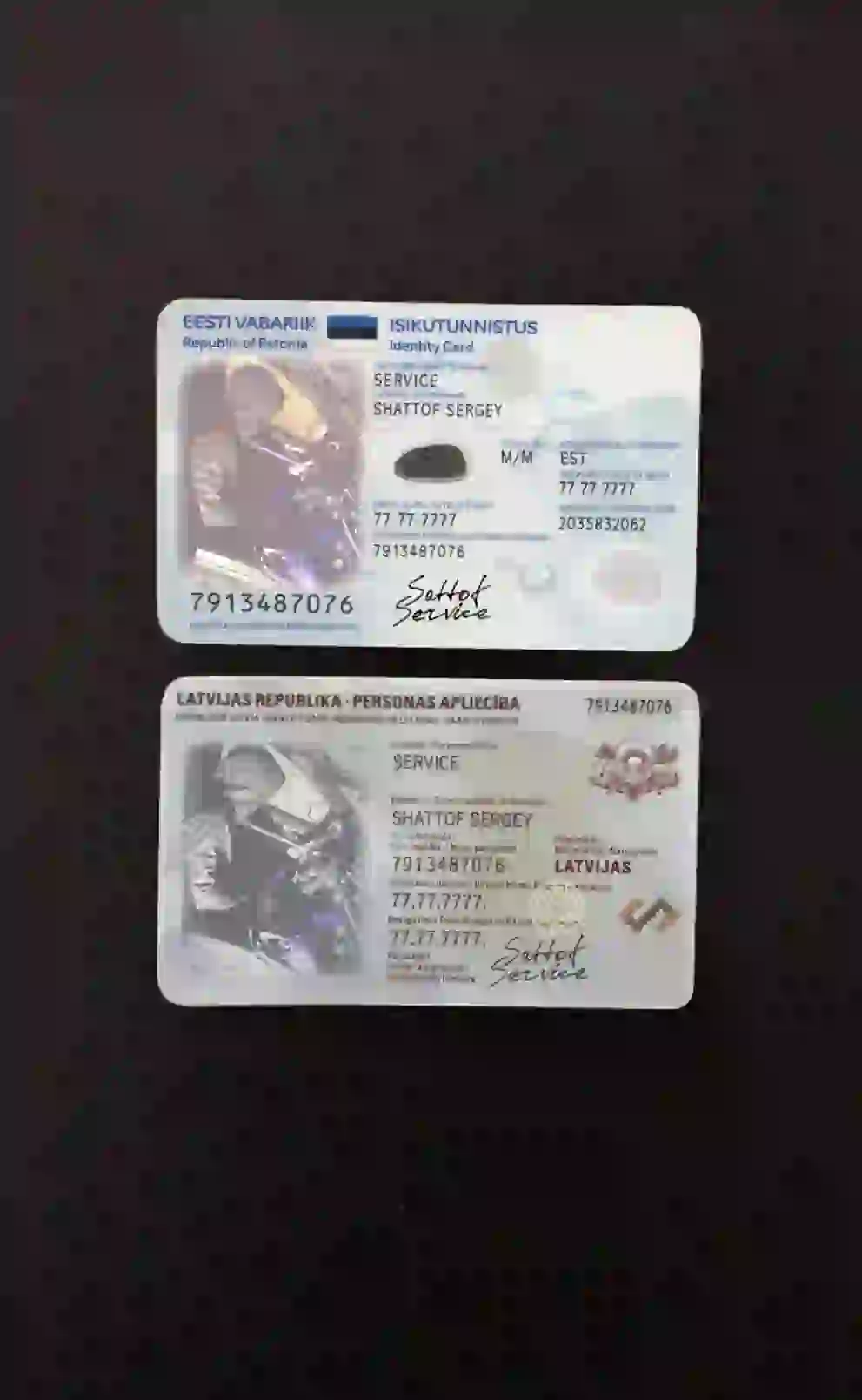 Продажа ID-карты СНГ и ЕС