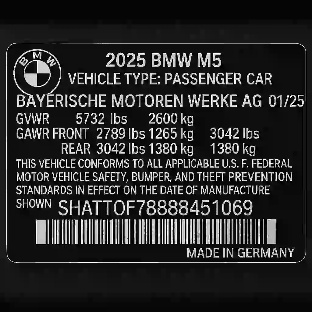 Продажа шильдиков, VIN